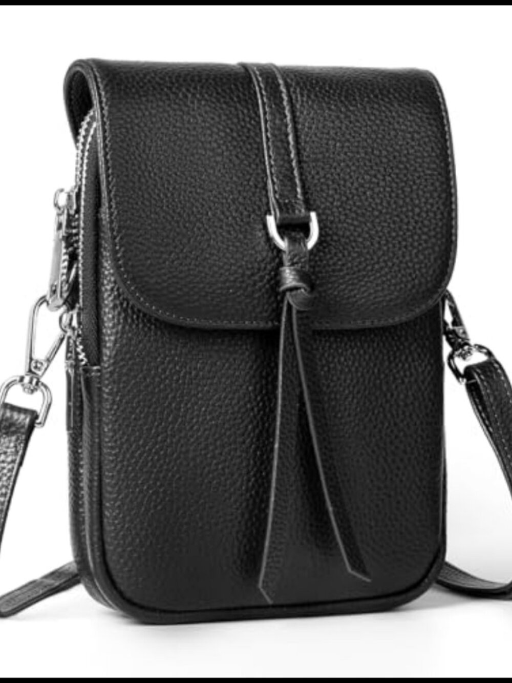 Genuine Leather Small Crossbody Bag Cell Phone Purse RFID Women